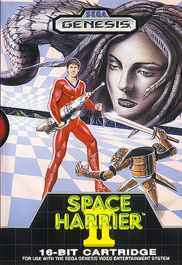 Space Harrier II Box Art