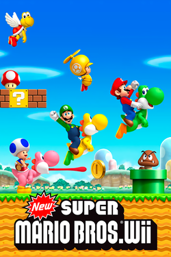 New Super Mario Bros. Wii Box Art